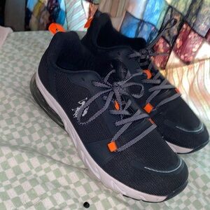 U.S. Polo Assn. shoes 
Black and orange 
Size 8 1/2 M